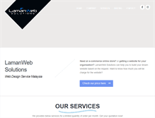 Tablet Screenshot of lamanweb.com